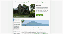 Desktop Screenshot of massanuttensprings.com