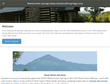 Tablet Screenshot of massanuttensprings.com